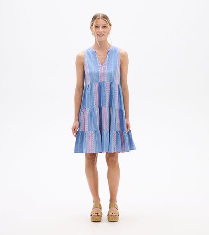 Savannah Dress - Chambray Stripes - Hatley Women