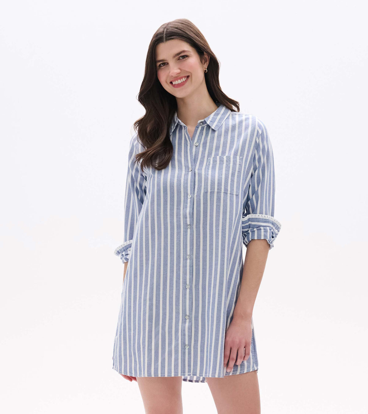Julia Shirt Dress - Classic Stripes - Hatley Women