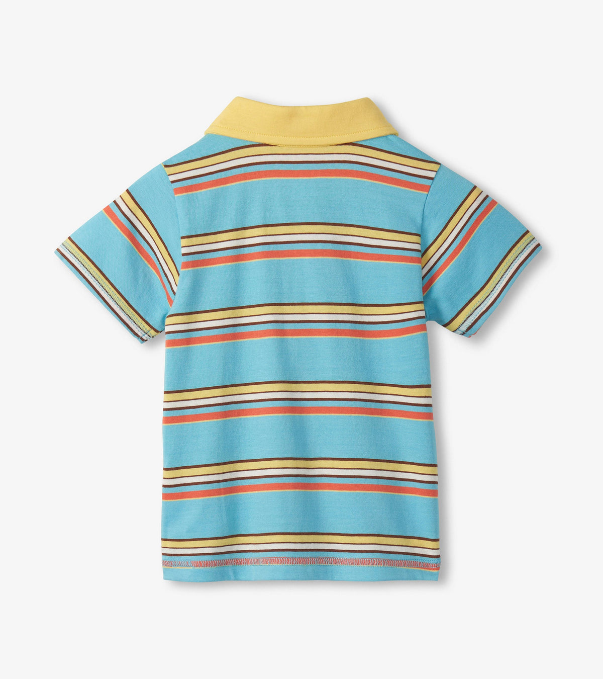 Baby & Toddler Boys Camp Stripe Peached Jersey Polo T-Shirt - Hatley Baby & Toddler