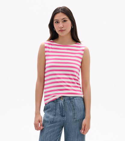 Everyday Tank - Carmine Rose Stripes - Hatley Women