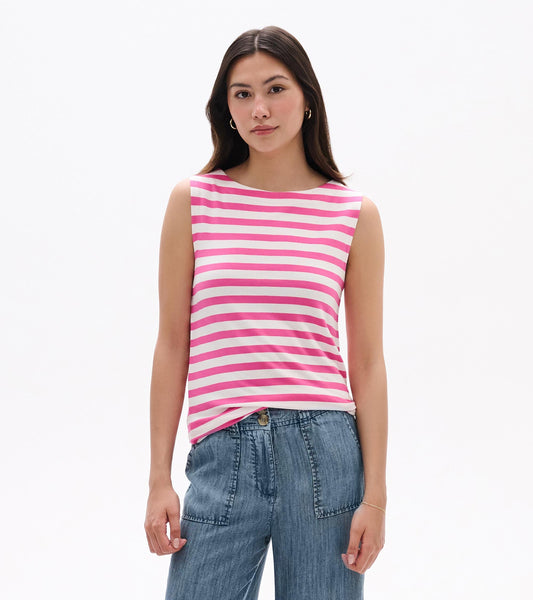 Everyday Tank - Carmine Rose Stripes - Hatley Women