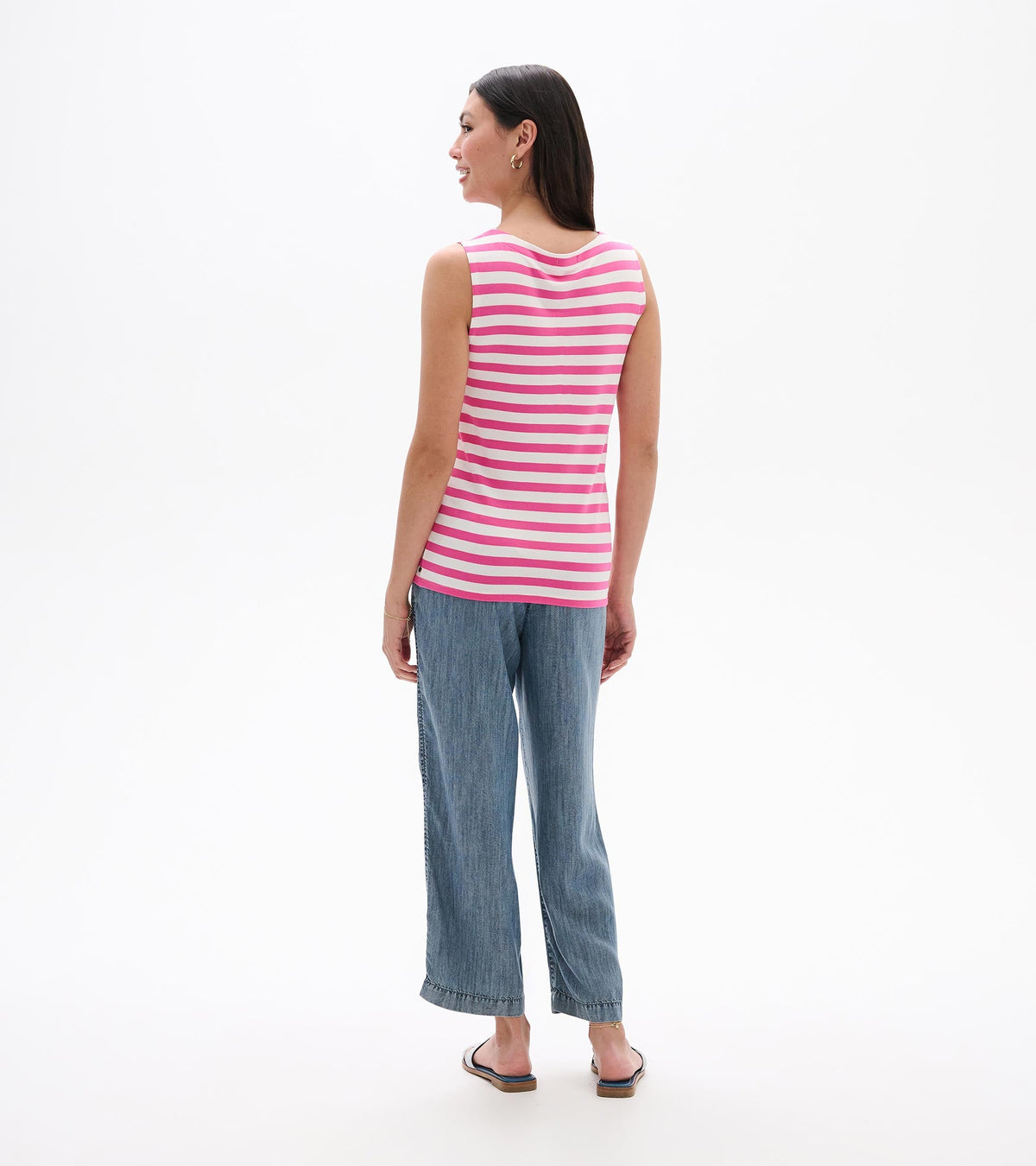 Everyday Tank - Carmine Rose Stripes - Hatley Women