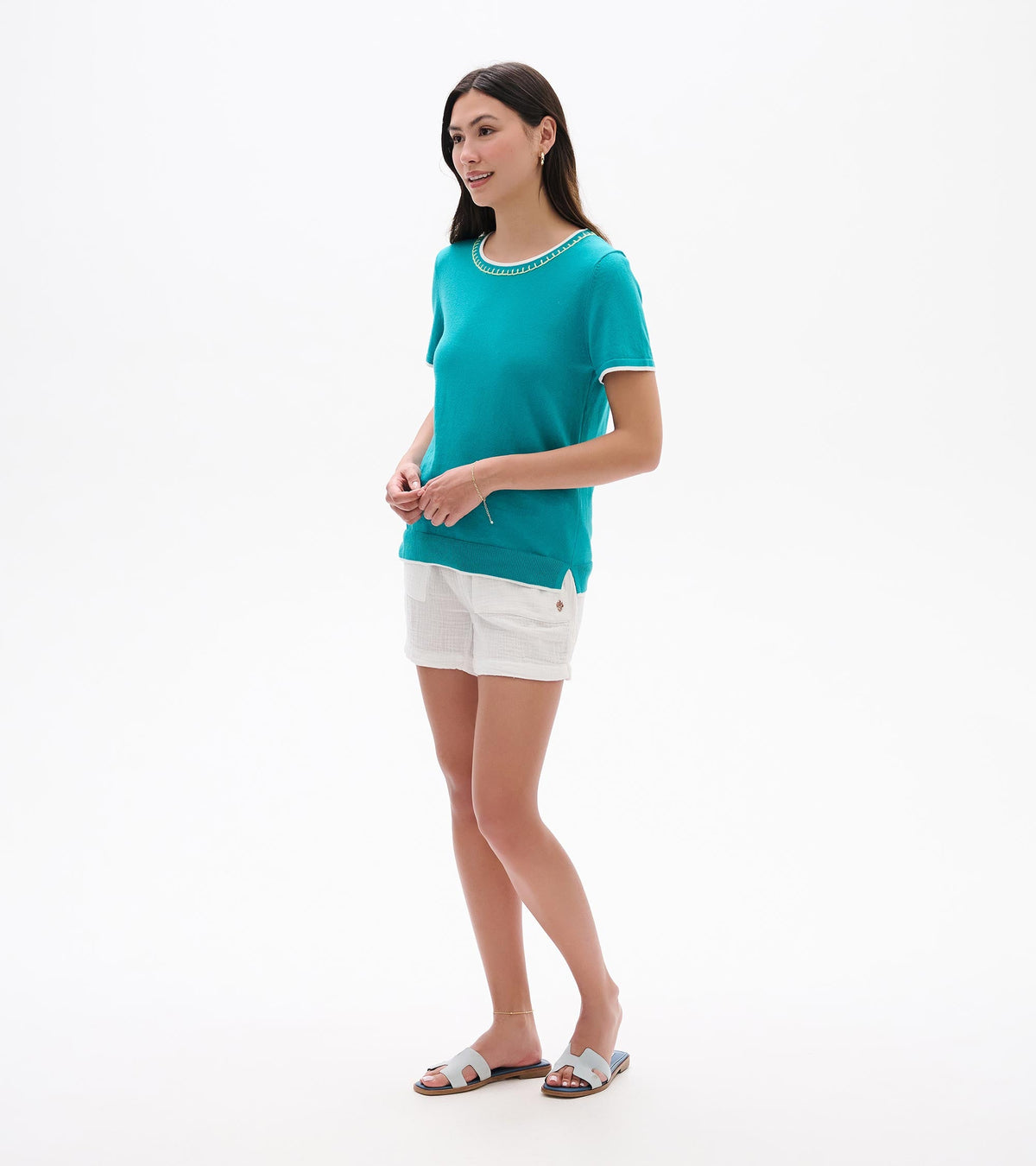 Simone Knit Tee - Ceramic - Hatley Women