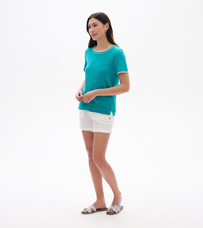 Simone Knit Tee - Ceramic - Hatley Women