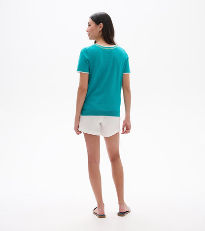 Simone Knit Tee - Ceramic - Hatley Women