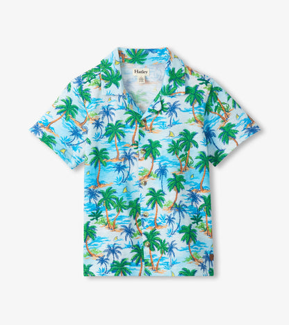 Boys Deserted Island Jersey Button Down - Hatley Boys