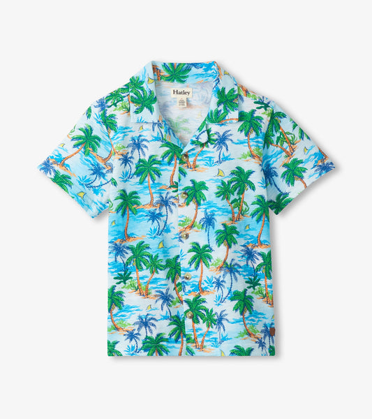 Boys Deserted Island Jersey Button Down - Hatley Boys