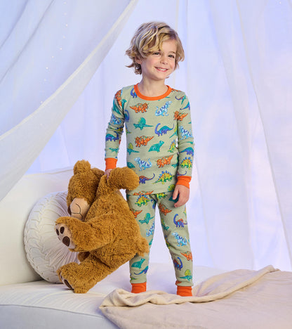 Boys Dino Party Cotton Pajama Set - Hatley Boys