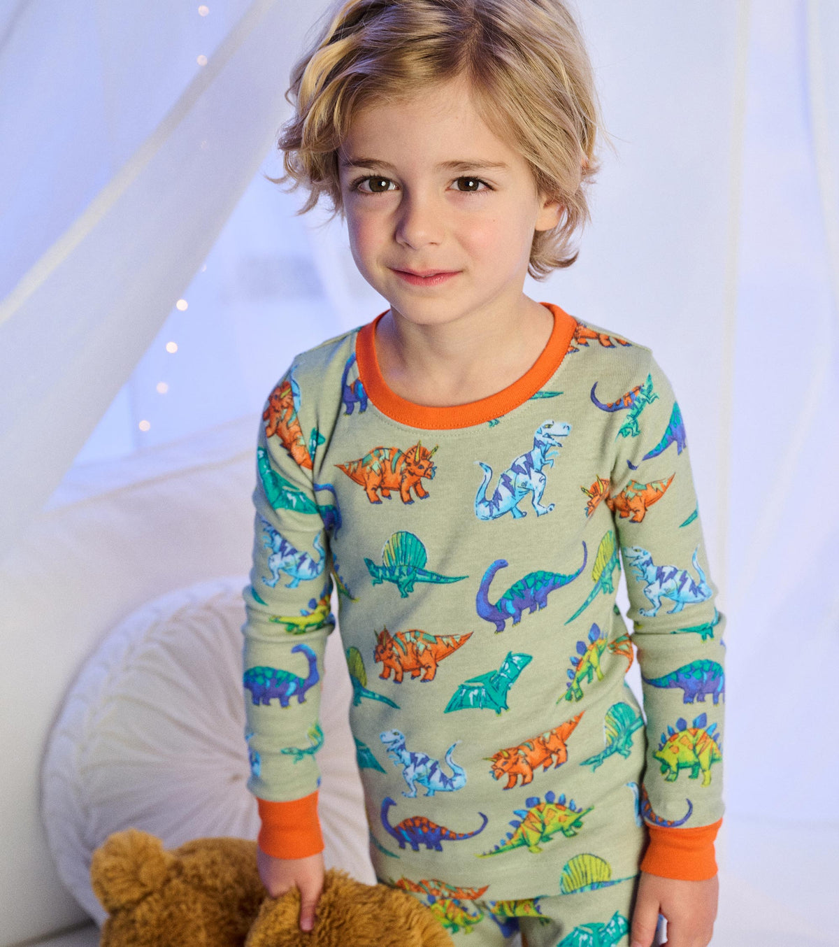 Boys Dino Party Cotton Pajama Set - Hatley Boys