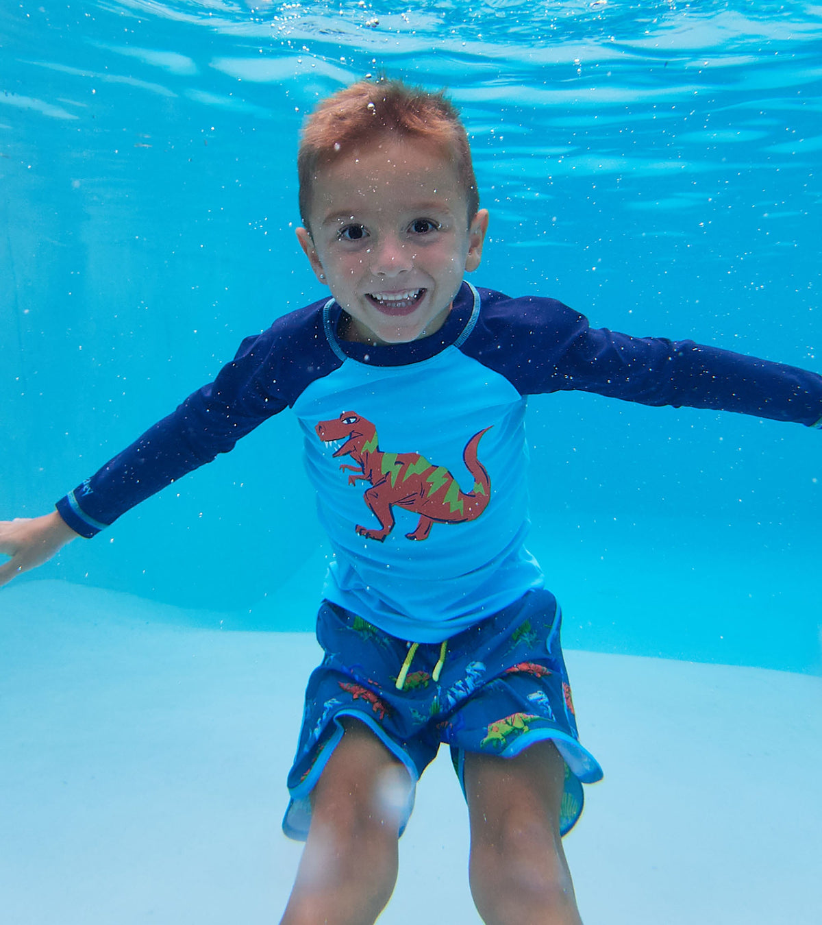 Boys Dino Graphic Long Sleeve Rashguard - Hatley Boys