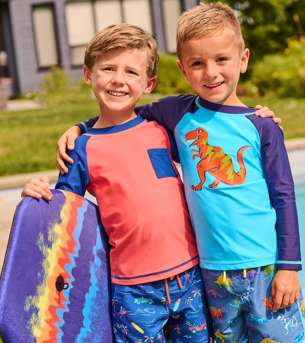 Boys Dino Graphic Long Sleeve Rashguard - Hatley Boys