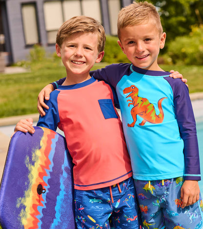 Boys Dino Graphic Long Sleeve Rashguard - Hatley Boys