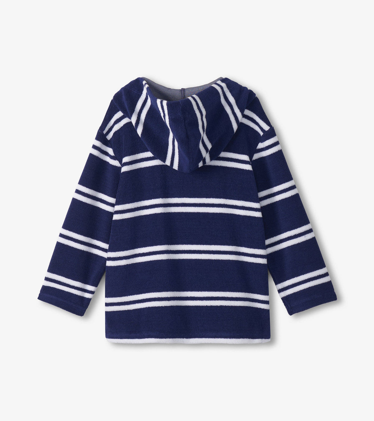 Boys Navy Stripes Hooded Long Sleeve Cover-Up - Hatley Boys