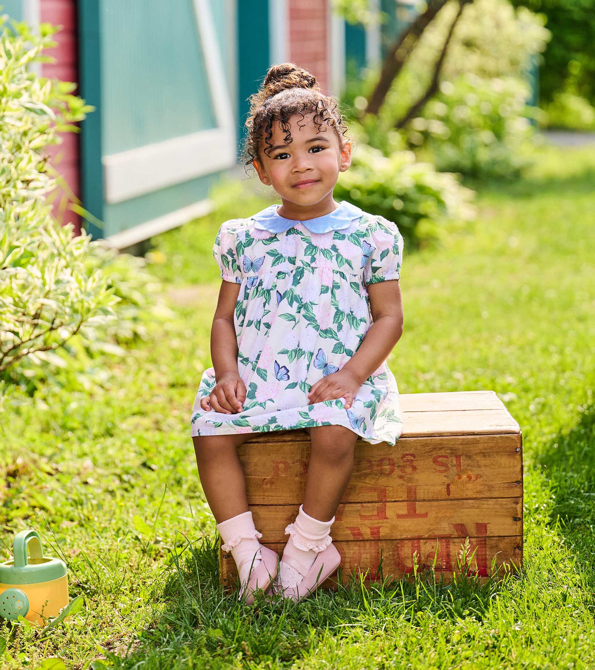 Baby & Toddler Girls Enchanted Garden Woven Collar Dress - Hatley Baby & Toddler