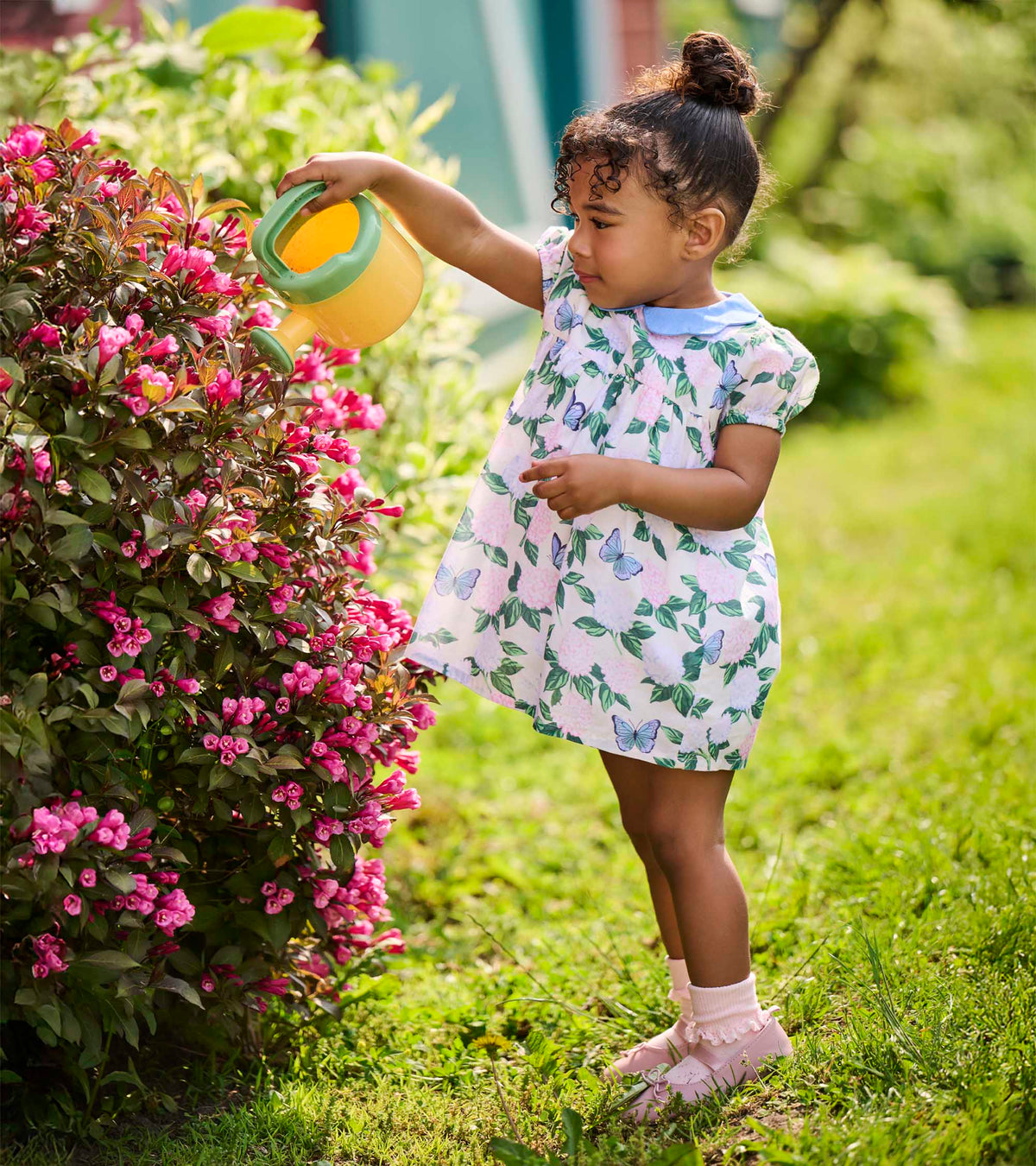 Baby & Toddler Girls Enchanted Garden Woven Collar Dress - Hatley Baby & Toddler