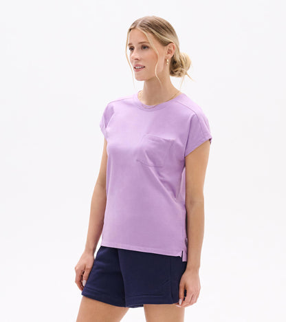Ella Relaxed Tee - English Lavender - Hatley Women