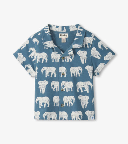 Baby & Toddler Boys Elephants Button Down Shirt - Hatley Baby & Toddler