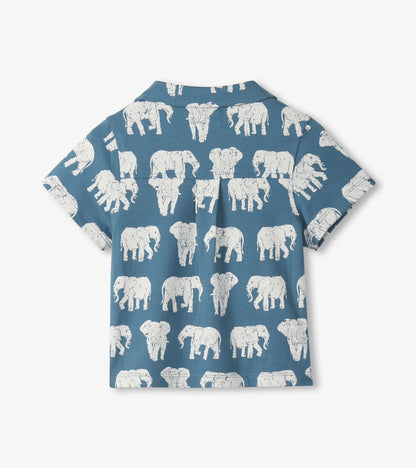 Baby & Toddler Boys Elephants Button Down Shirt - Hatley Baby & Toddler
