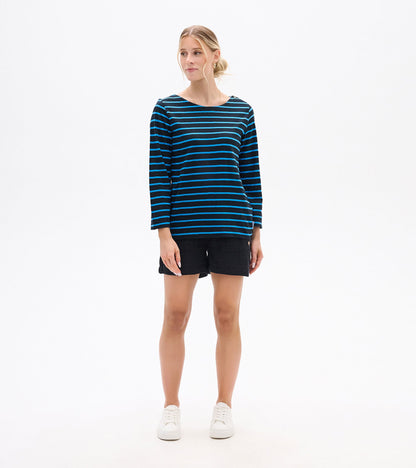 Button Bretton - French Blue Stripes - Hatley Women