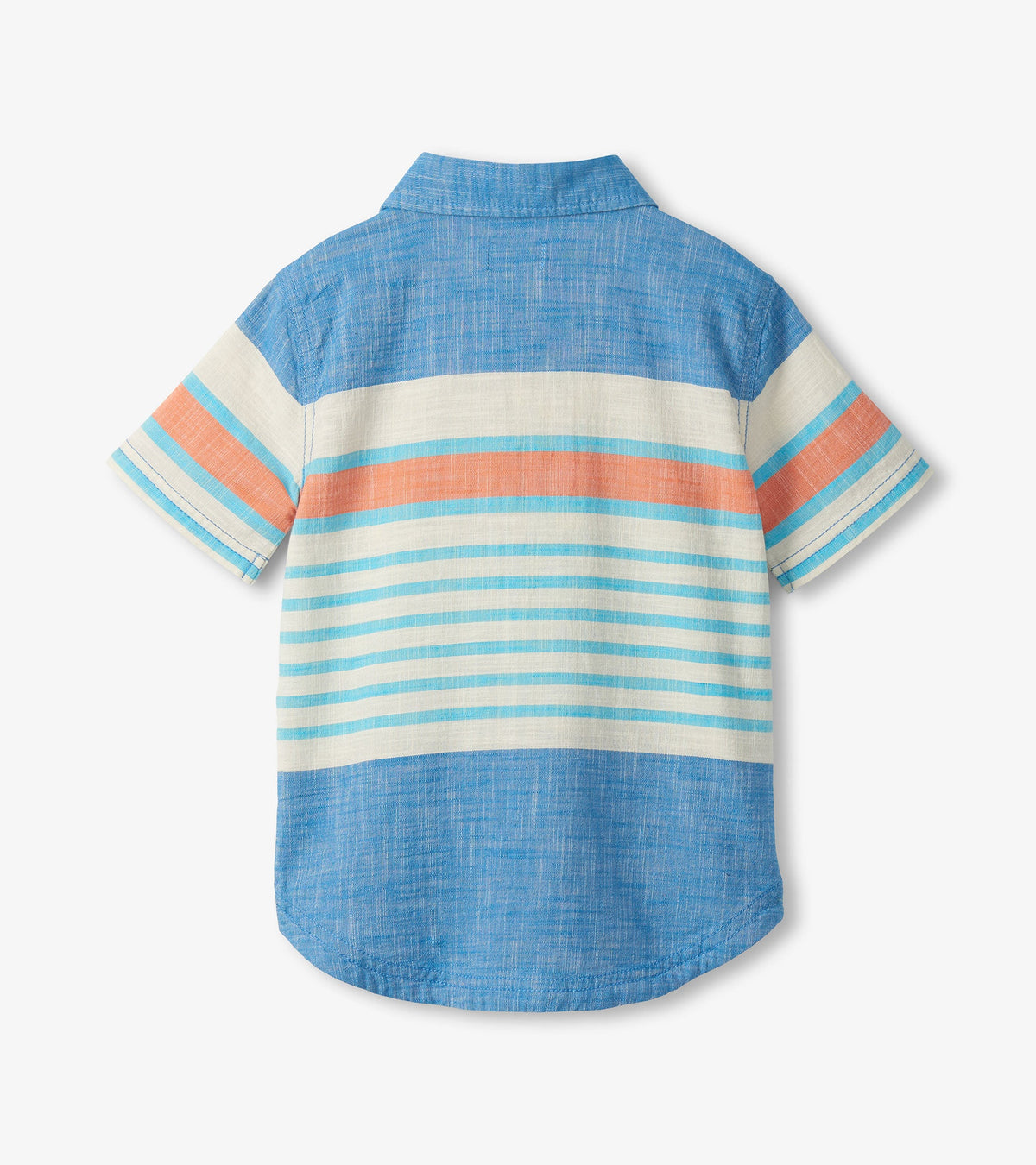 Boys Fresh Stripes Chambray Button Down Shirt - Hatley Boys