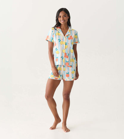 Women's Fresh Citrus Short Pajama Set - Hatley Women
