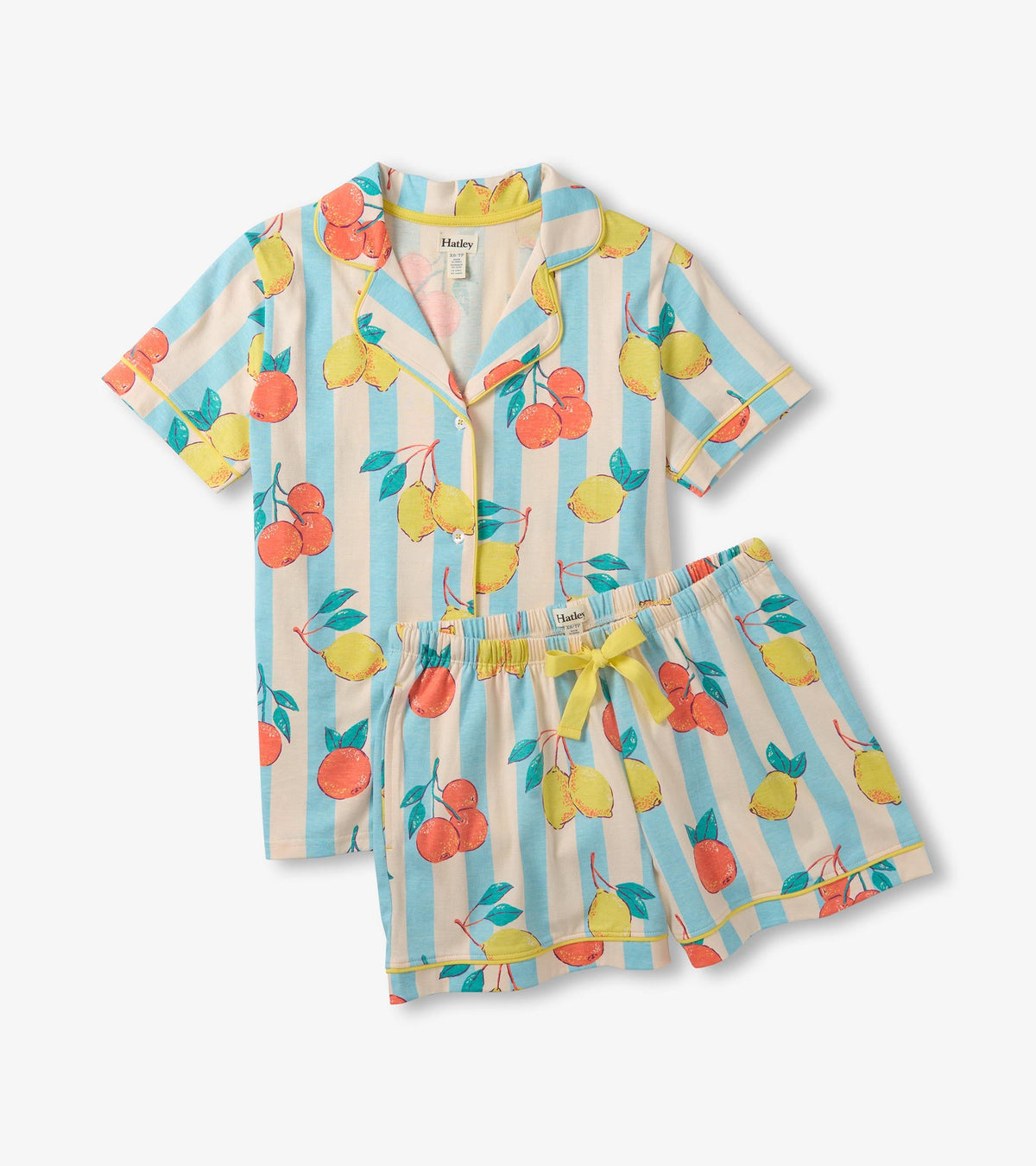 Women's Fresh Citrus Short Pajama Set - Hatley Women