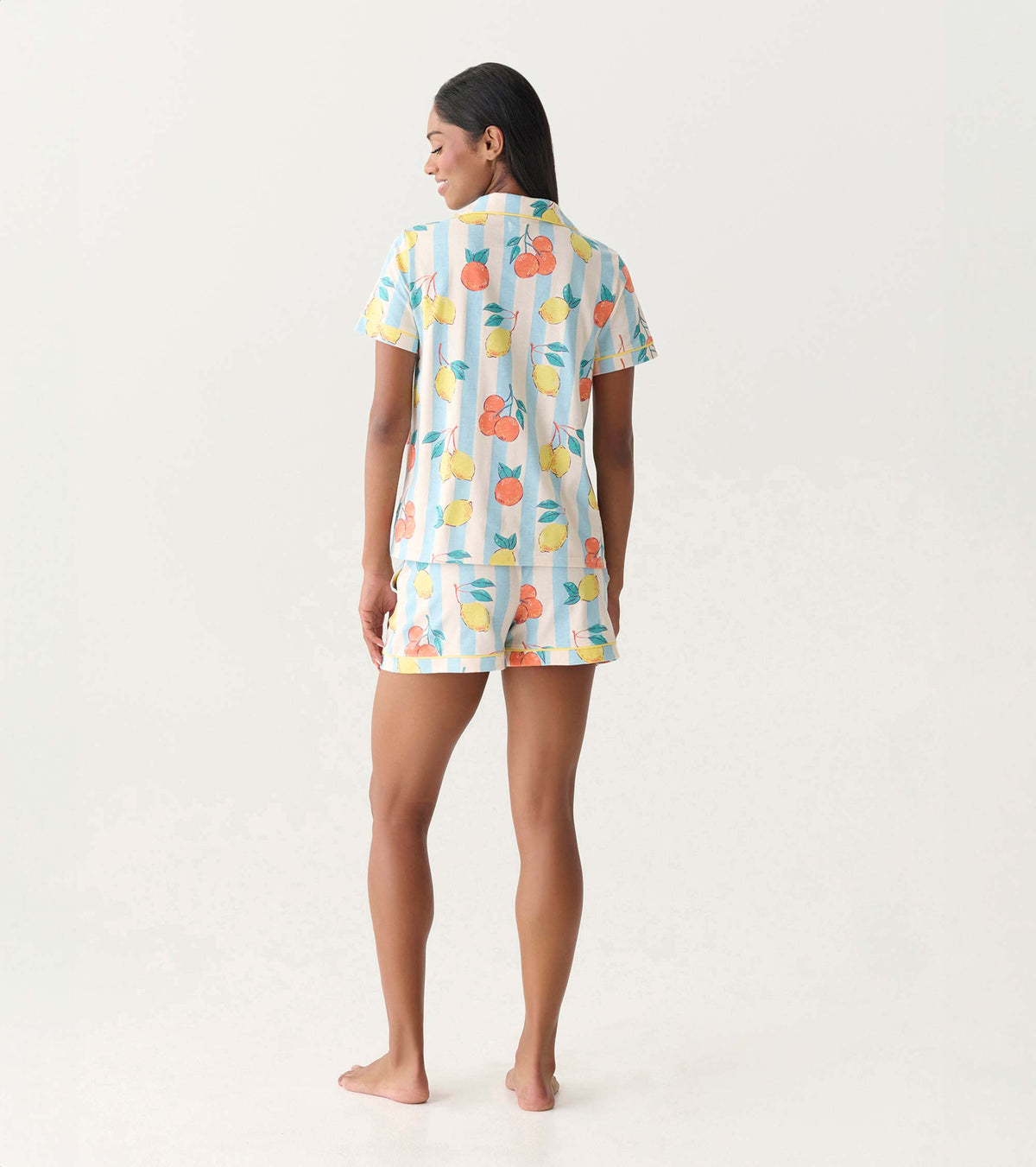 Women's Fresh Citrus Short Pajama Set - Hatley Women