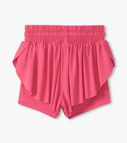 Girls Fandango Pink Running Shorts - Hatley Girls