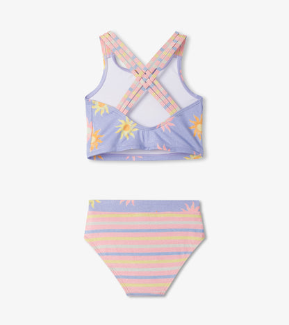 Girls Lavender Sunshine Two-Piece Swimsuit - Hatley Girls