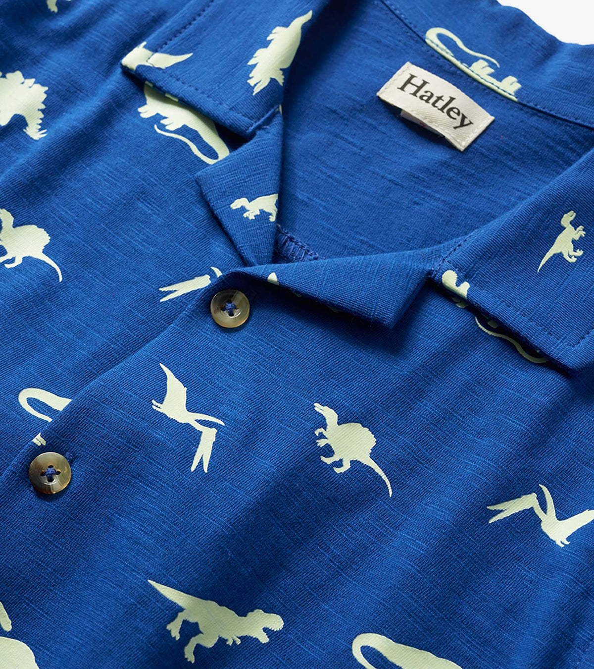 Boys Glow in the Dark Dinos Jersey Button Down - Hatley Boys