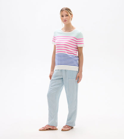 Simone Knit Tee - Summer Stripes - Hatley Women