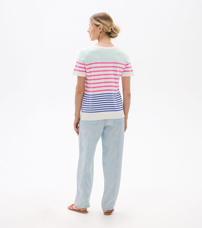 Simone Knit Tee - Summer Stripes - Hatley Women