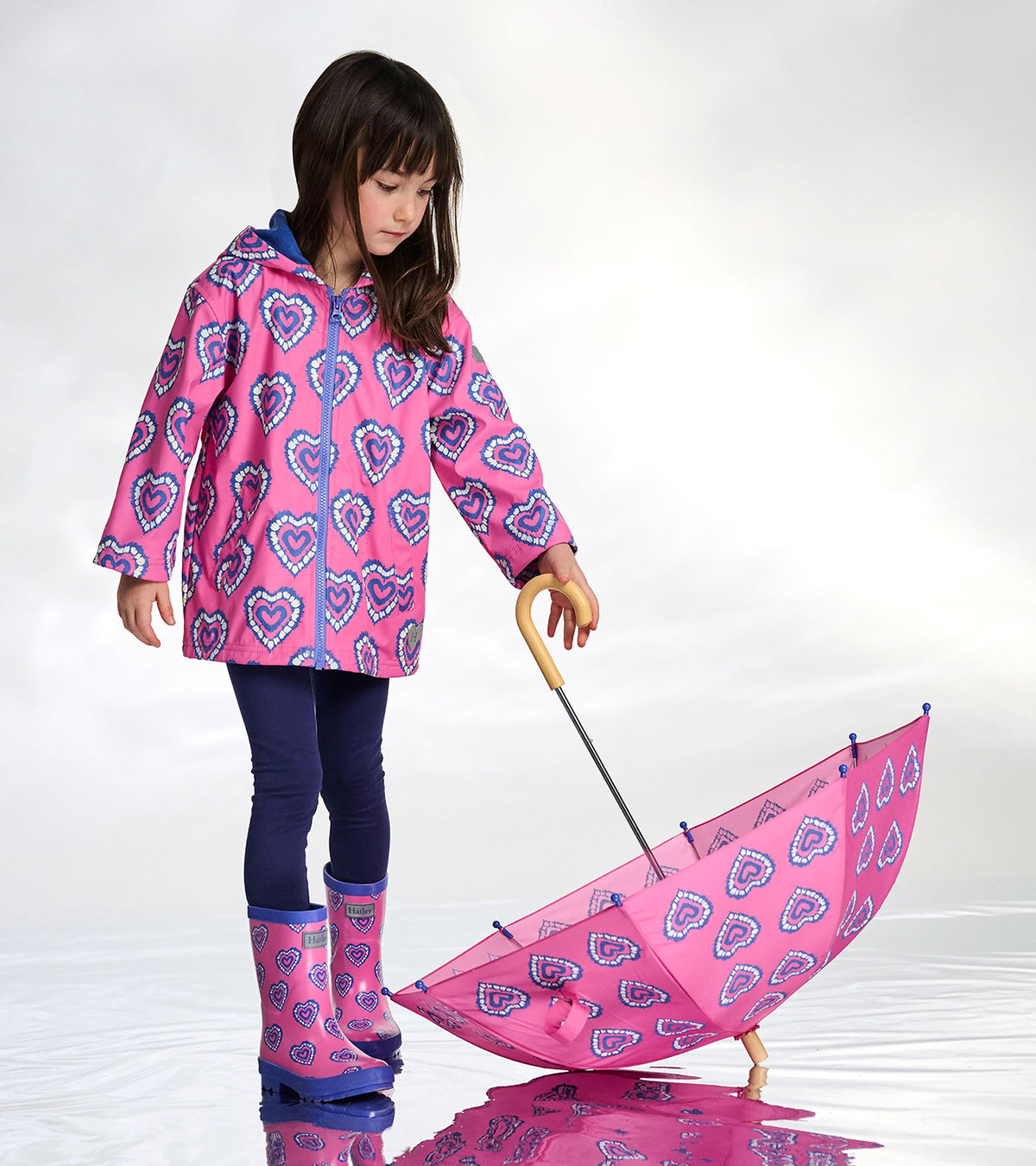 Girls Heart Burst Umbrella - Hatley Girls