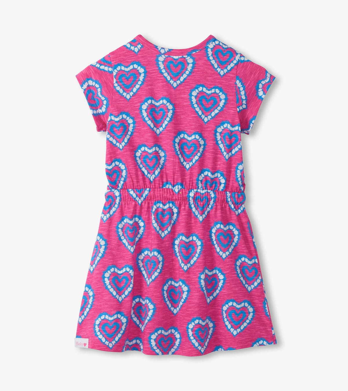Girls Heart Burst Short Sleeve Dress - Hatley Girls