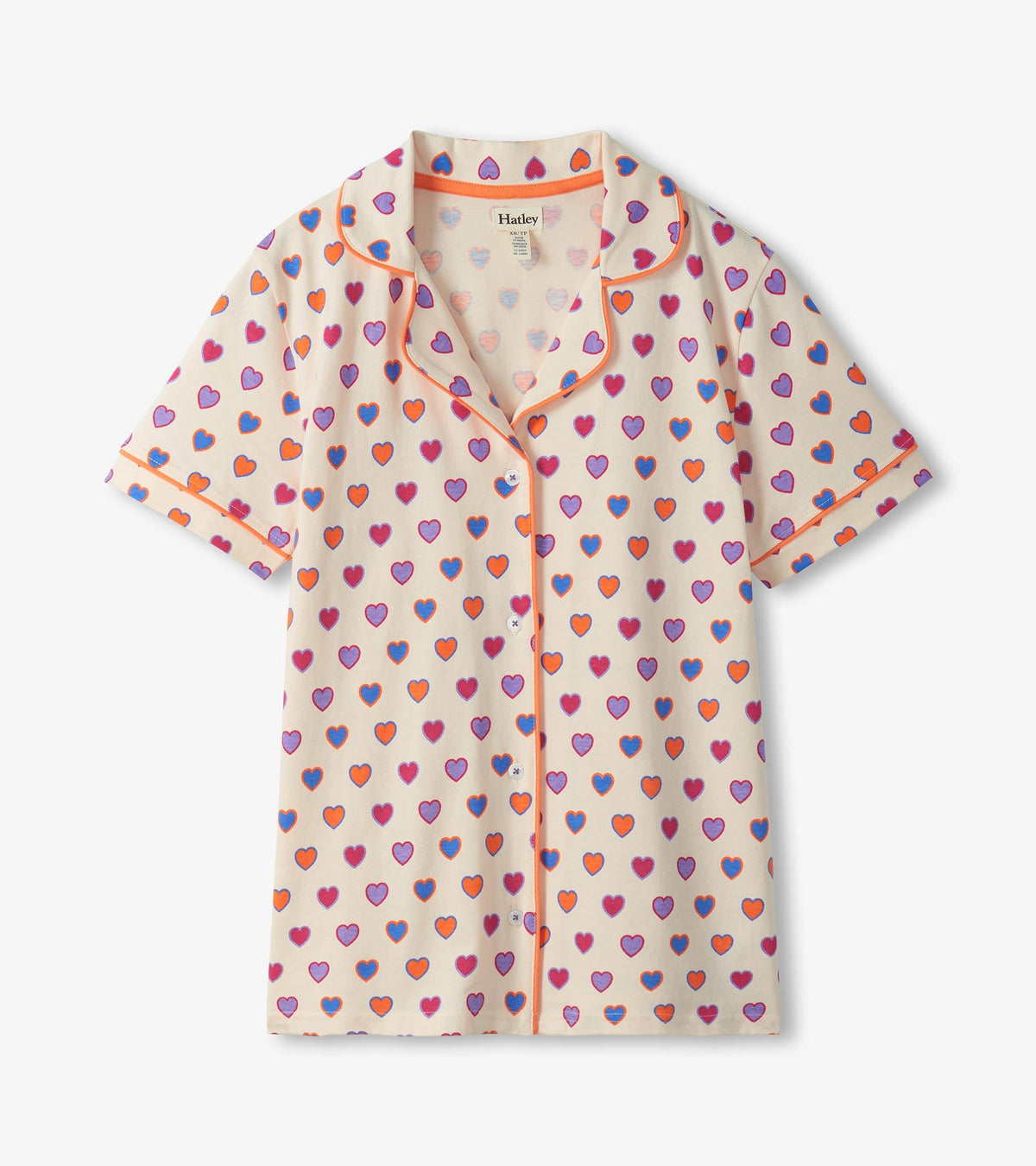 Women's Bunches of Hearts Short Pajama Set - Hatley Women