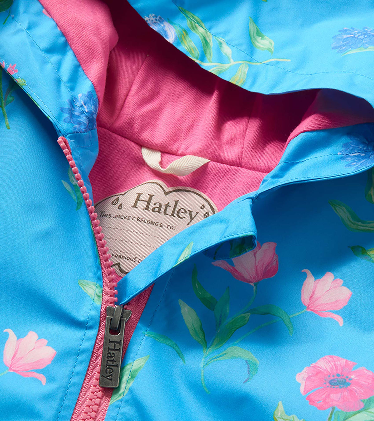 Girls Hyper Real Floral A-Line Swing Jacket - Hatley Girls