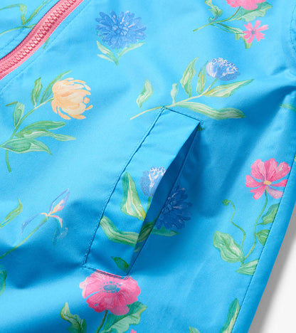 Girls Hyper Real Floral A-Line Swing Jacket - Hatley Girls