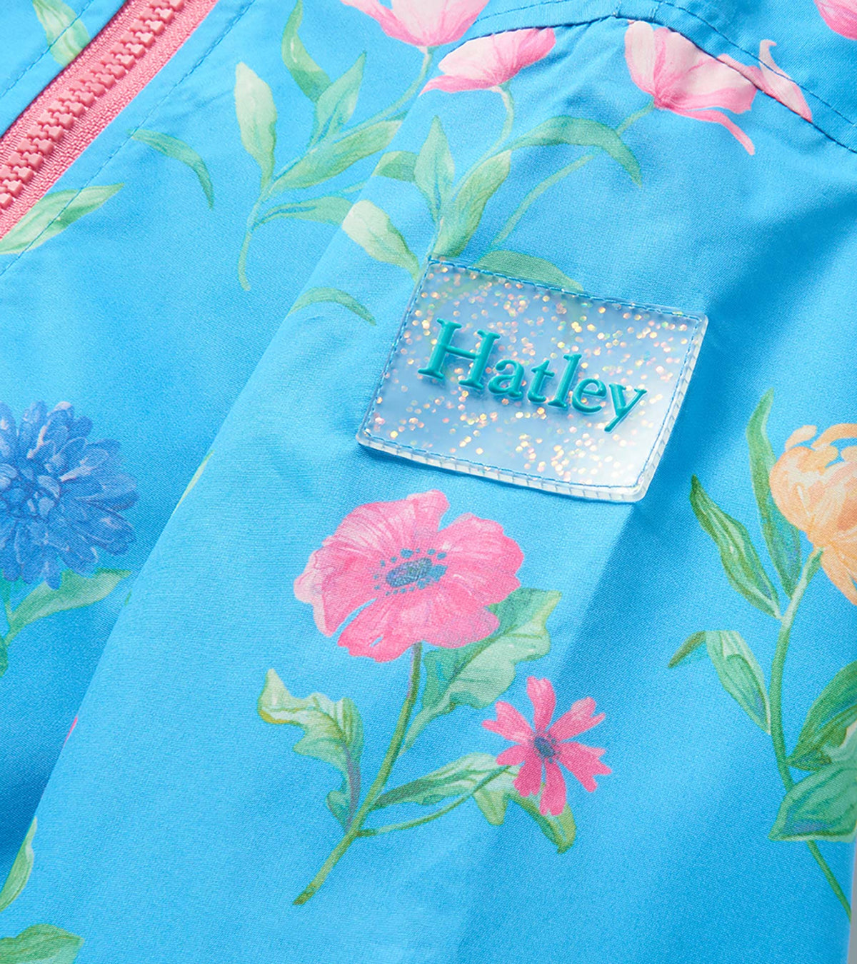 Girls Hyper Real Floral A-Line Swing Jacket - Hatley Girls