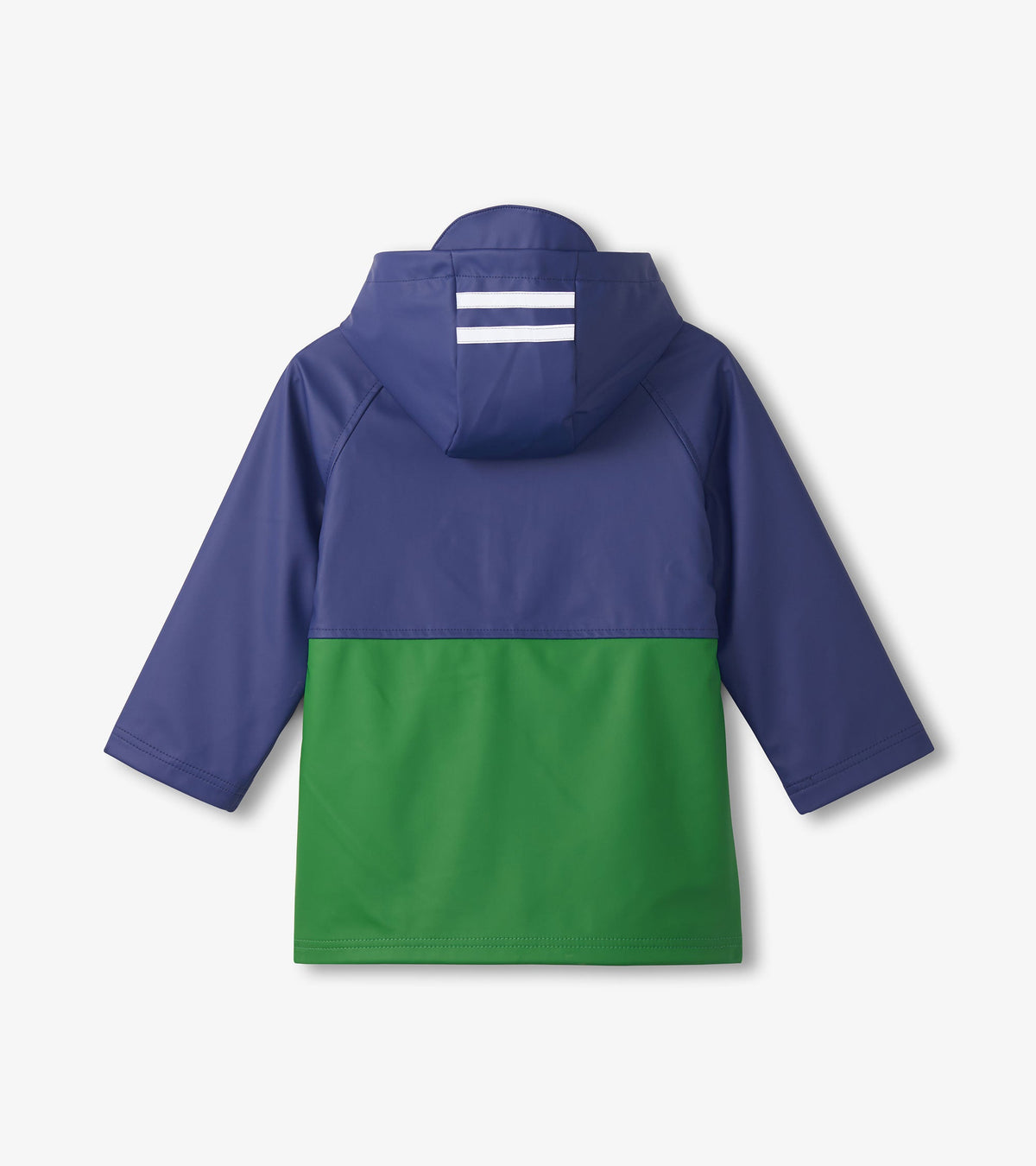 Boys Navy & Green Colorblock Rain Jacket - Hatley Boys