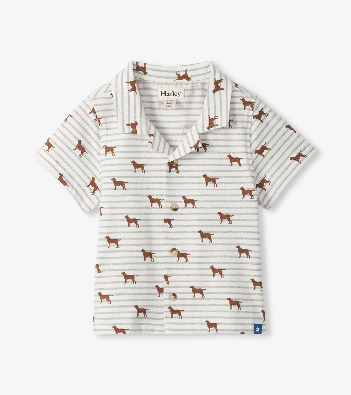 Baby & Toddler Boys Little Pups Jersey Button Down - Hatley Baby & Toddler