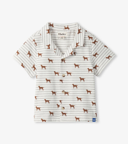 Baby & Toddler Boys Little Pups Jersey Button Down - Hatley Baby & Toddler