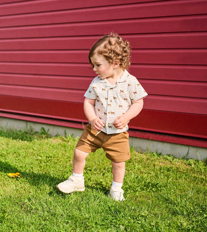 Baby & Toddler Boys Little Pups Jersey Button Down - Hatley Baby & Toddler