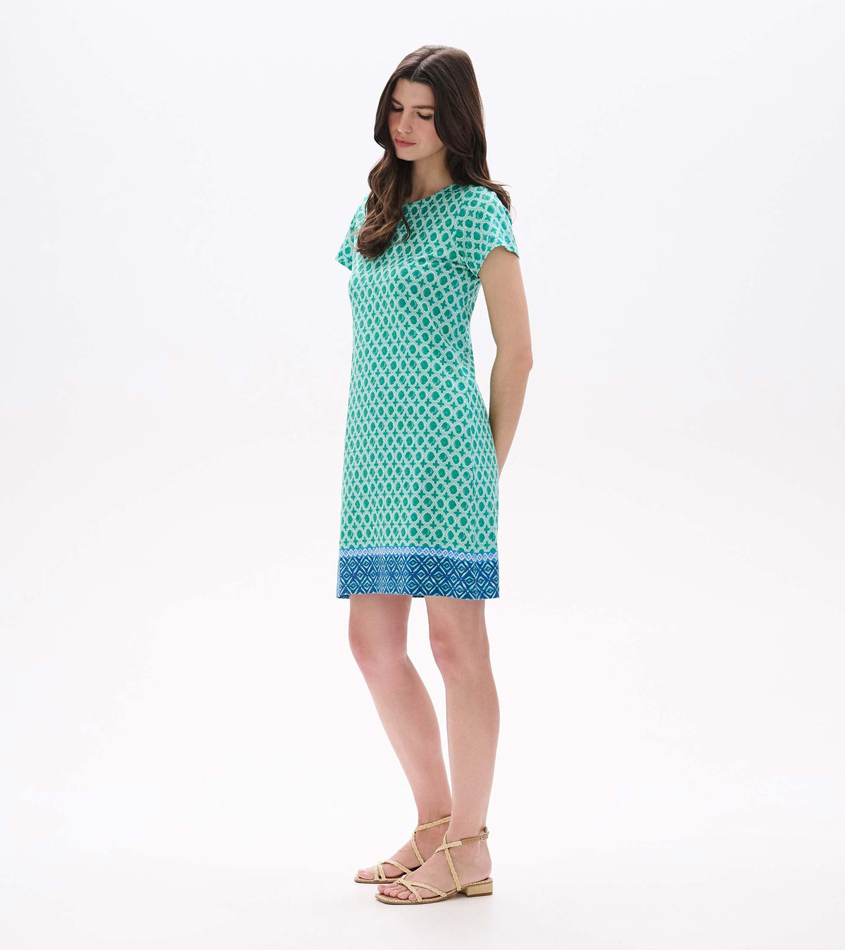 Zip-Back Tee Dress - Arcadia Medallion - Hatley Women