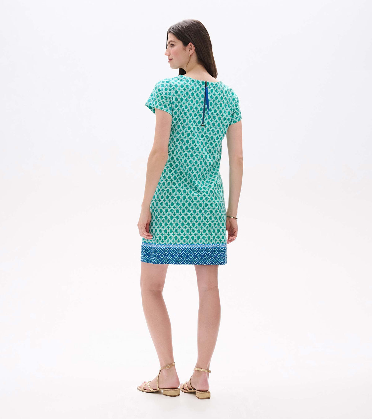 Zip-Back Tee Dress - Arcadia Medallion - Hatley Women