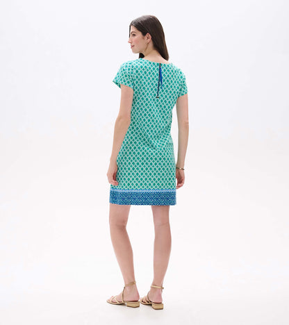 Zip-Back Tee Dress - Arcadia Medallion - Hatley Women