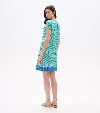 Zip-Back Tee Dress - Arcadia Medallion - Hatley Women