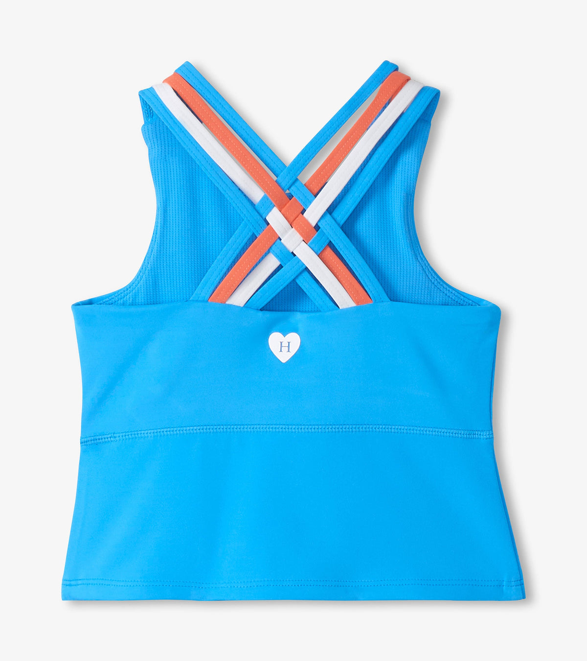 Girls Malibu Blue Strappy Active Tank - Hatley Girls