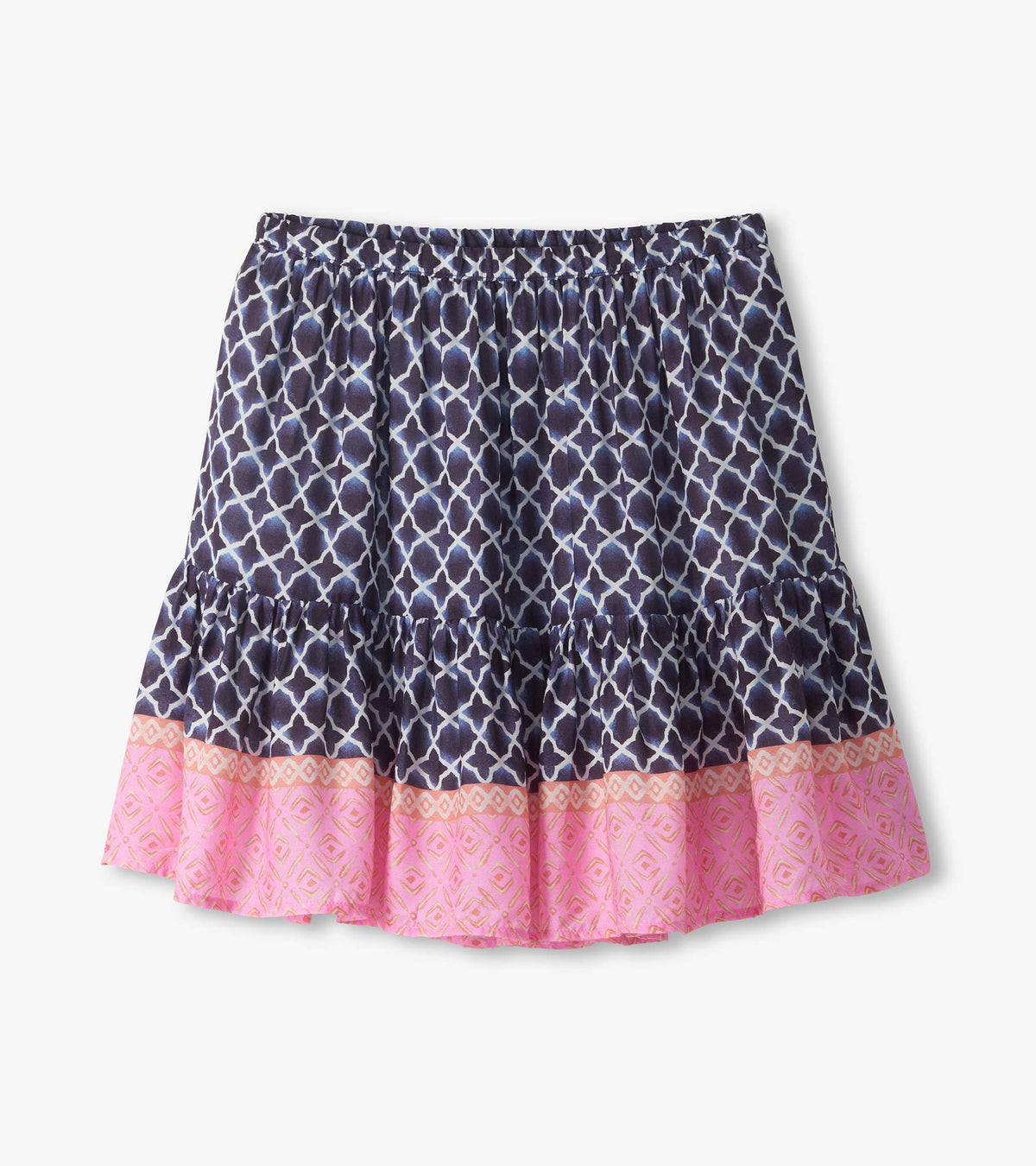 Flounce Skirt - Navy Medallion - Hatley Women