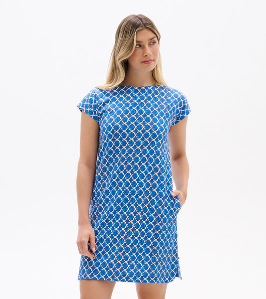 Capri Dress - French Blue Medallion - Hatley Women