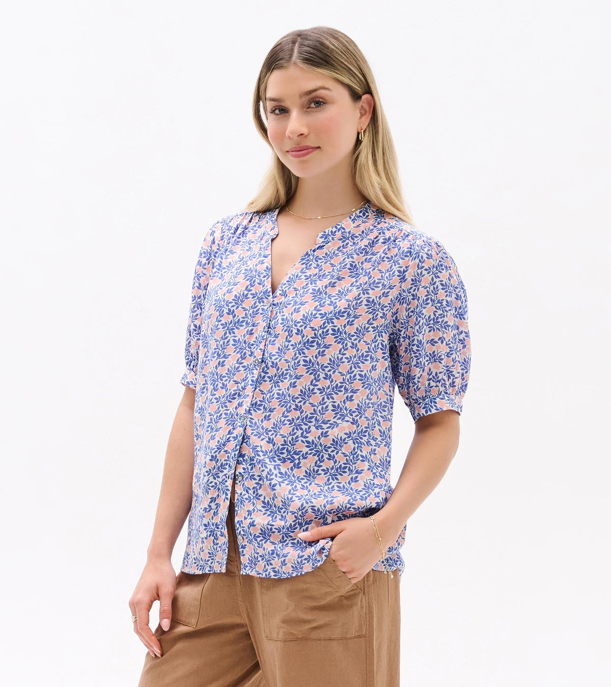 Ivy Blouse - Mini Vines - Hatley Women